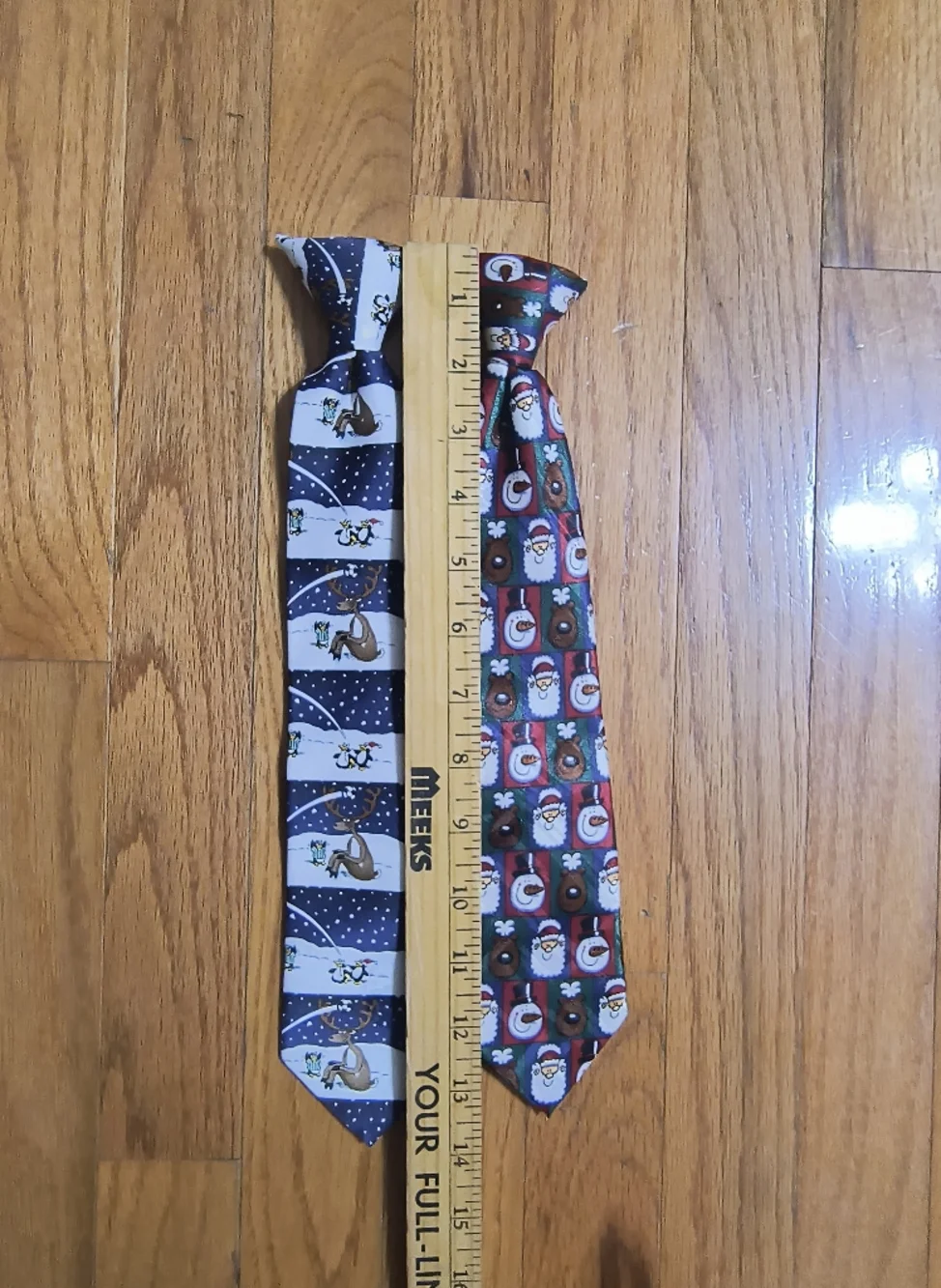 Pick 3/$10⭐ American Greetings bundle lot of 2 boys clip on Christmas ties, 14
